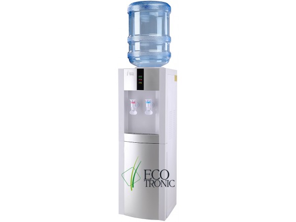 Кулер для воды напольный с электронным охлаждением Ecotronic H1-LCE White